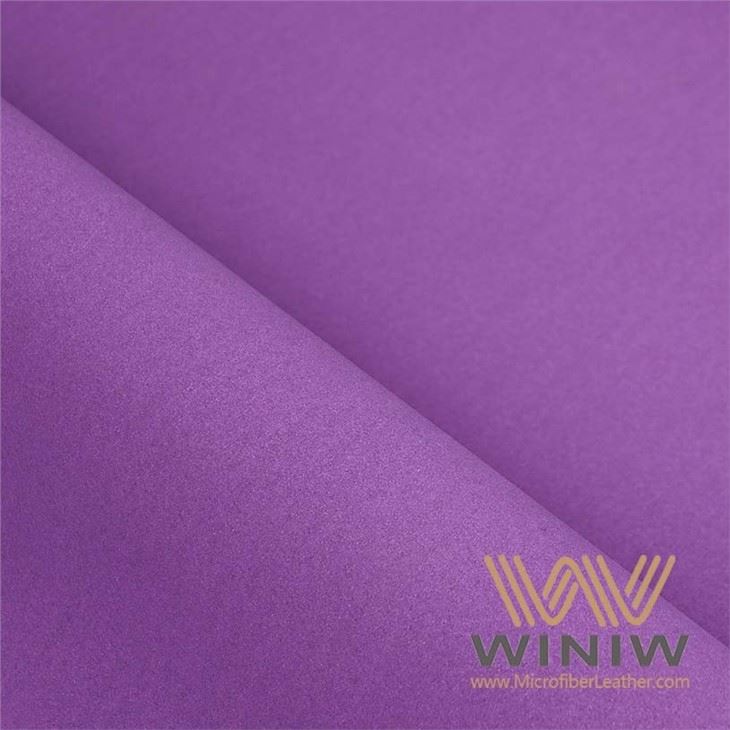 1.8mm Black Micro Fiber Leather For Shoes