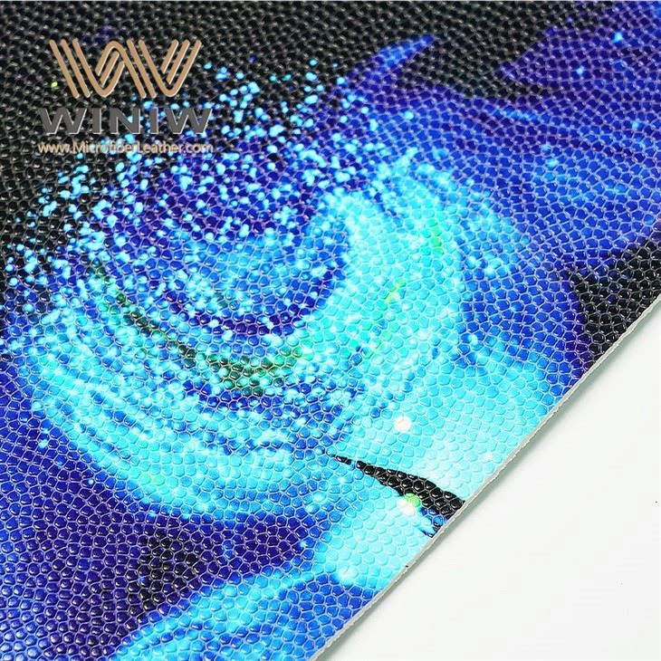 Anti-myglu örtrefja Vegan efni tilbúið leður fyrir körfubolta